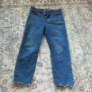 Levi's Wedgie Straight Jeans - Size 28